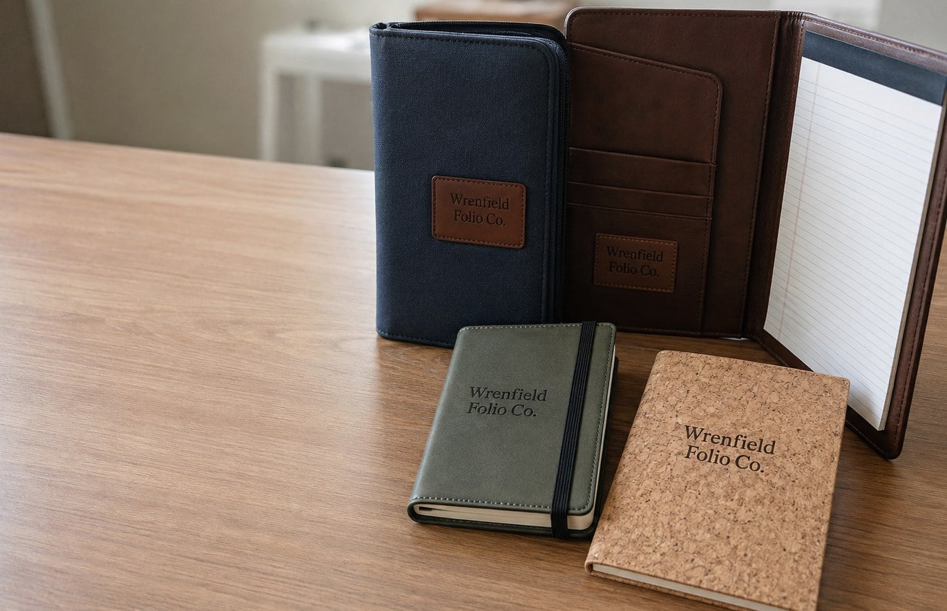 Custom printed padfolios with logo