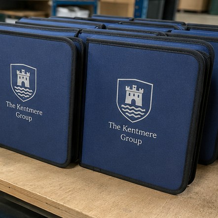 Customized padfolios for universities and training