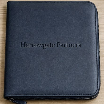 Zippered Letter Padfolios